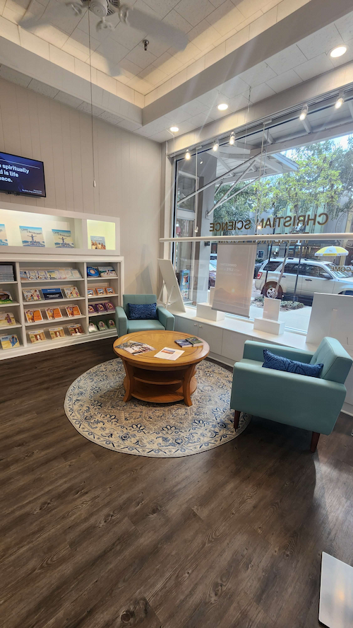 a clean retail storefront space